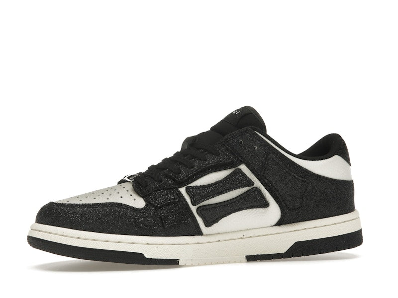 AMIRI Skel Top Low Shimmer Black White
