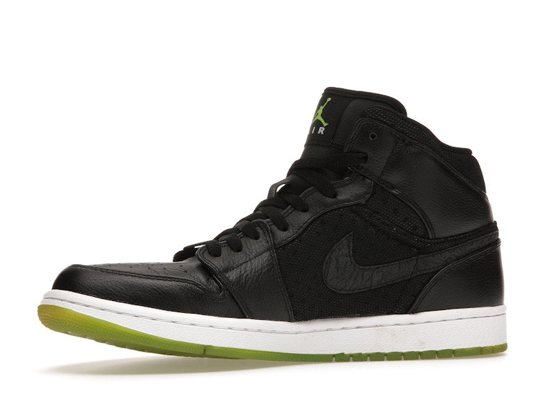 Jordan 1 Phat Black Action Green