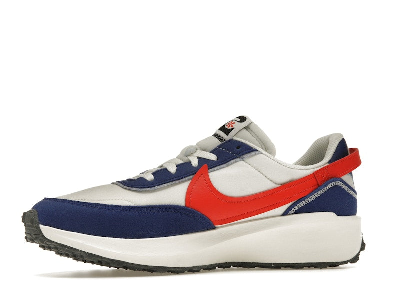 Nike Waffle Debut Swoosh Habanero Red Old Royal