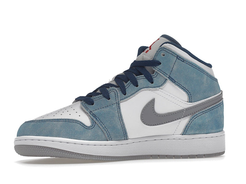 Jordan 1 Mid SE French Blue Light Steel (GS)