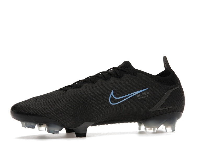 Nike Vapor 14 Elite FG Flyknit Black Iron Grey Blue