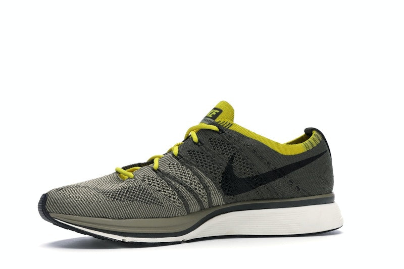 Nike Flyknit Trainer Cargo Khaki Bright Citron