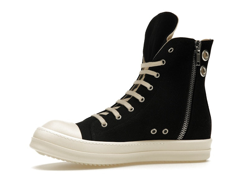Rick Owens DRKSHDW High Top Black Milk