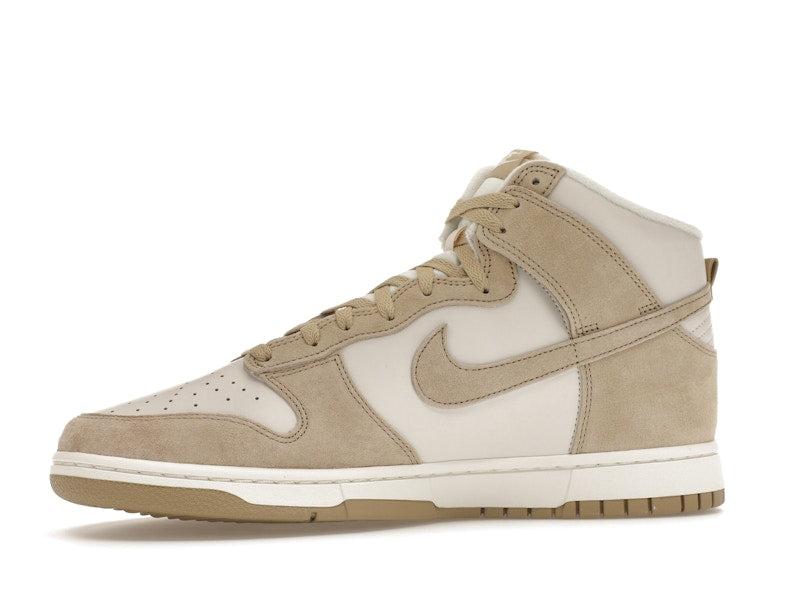Nike Dunk High Tan Suede White
