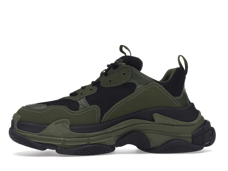 Balenciaga Triple S Dark Green Black