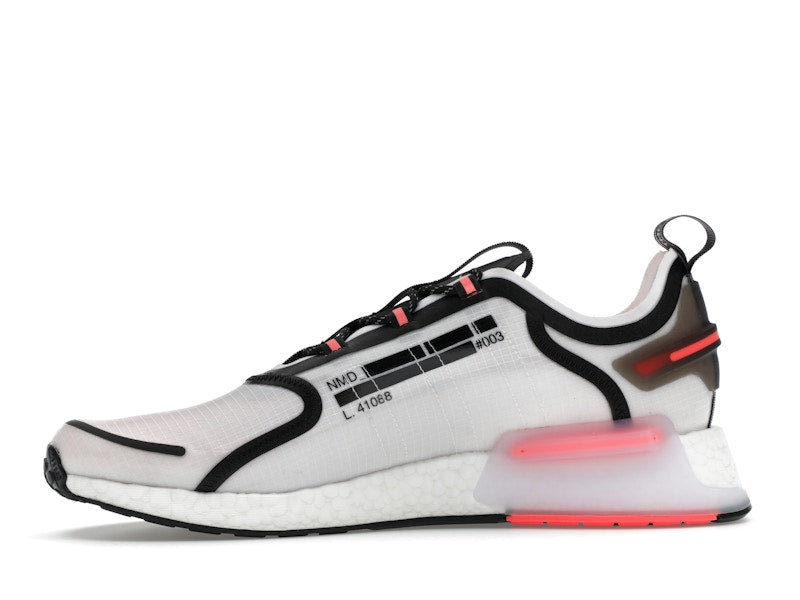 adidas NMD R1 V3 White Matte Silver Crimson
