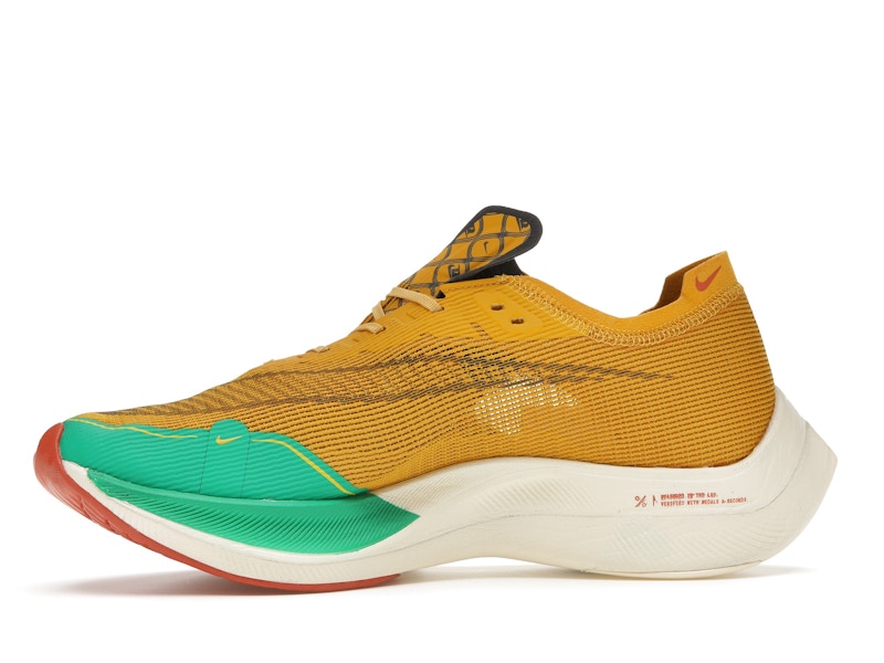 Nike ZoomX Vaporfly Next% 2 1972 Dark Sulfur Stadium Green