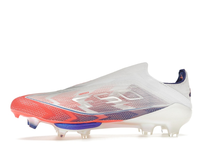 adidas F50+ Elite Laceless FG Cloud White Solar Red