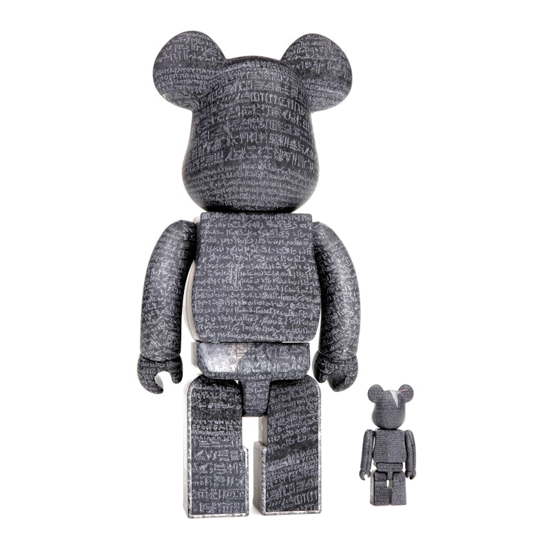 Bearbrick The British Museum (The Rosetta Stone) 100% & 400% Set