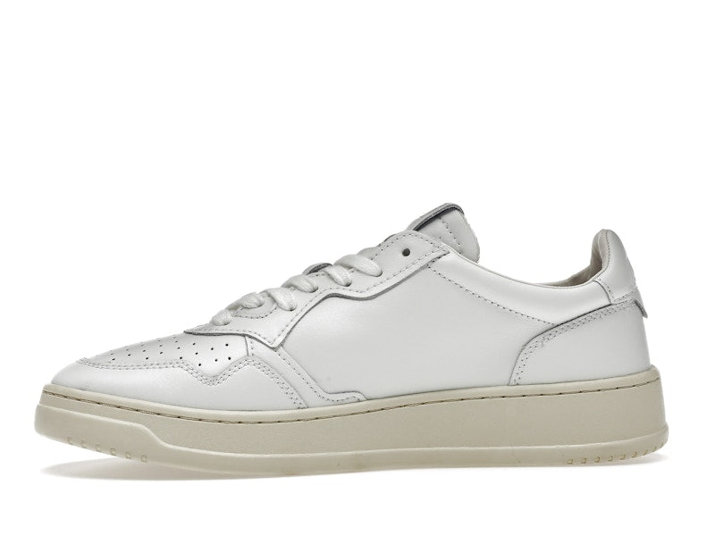 Autry Medalist Leather Low White
