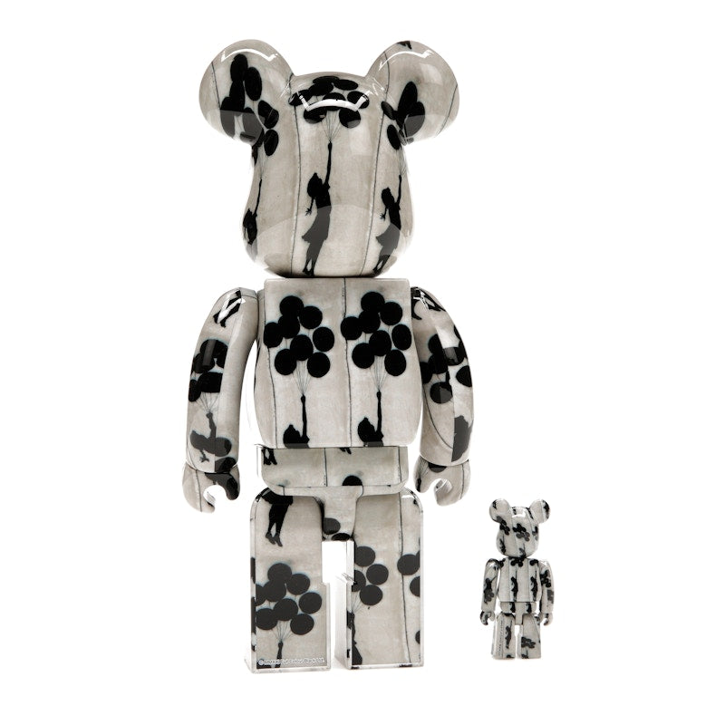 Bearbrick Flying Balloons Girl 100% & 400% Set