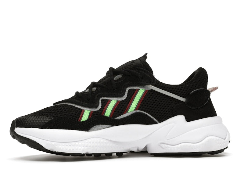 adidas Ozweego Core Black Solar Green (GS)
