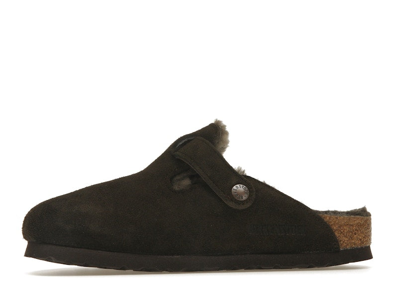 Birkenstock Boston Shearling Suede Mocha