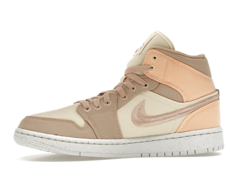 Jordan 1 Mid SE Canvas Khaki (Women's)