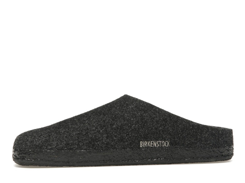 Birkenstock Zermatt Shearling Clog Wool Felt Anthracite