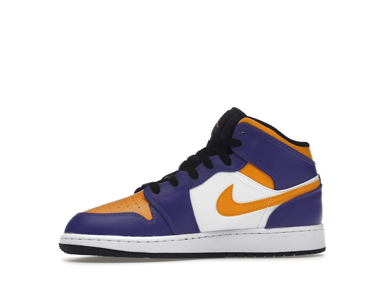 Jordan 1 Mid Lakers (2022) (GS)