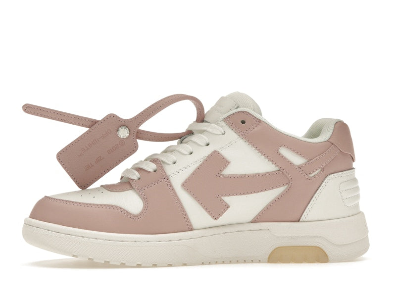 OFF-WHITE Out Of Office "OOO" Low Tops White Pink (Women's)