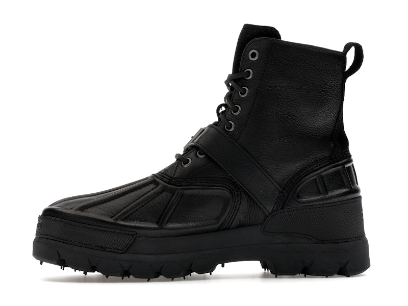Polo Ralph Lauren Oslo High Oiled Leather Boot Black