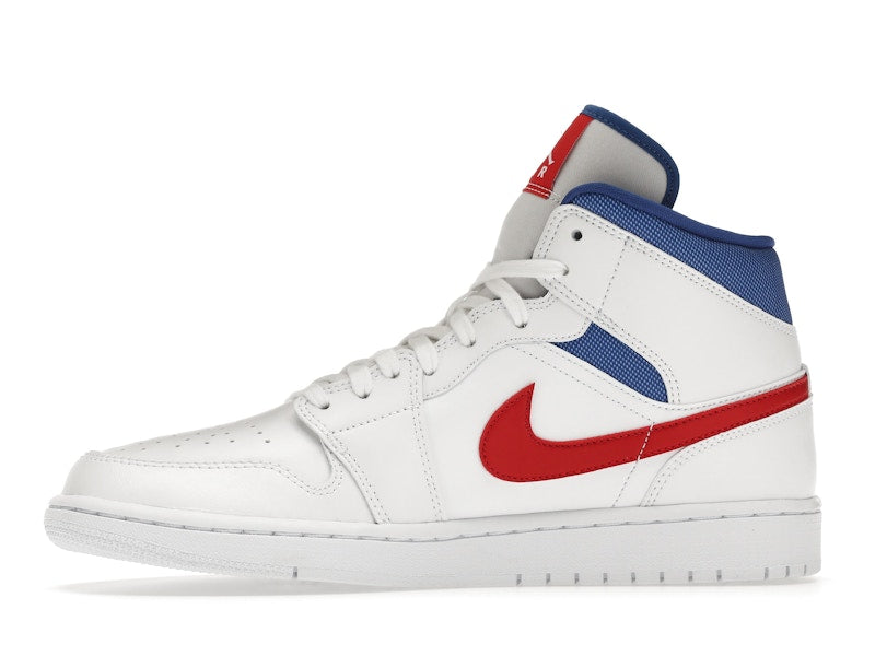 Jordan 1 Mid White Red Royal (Women's)