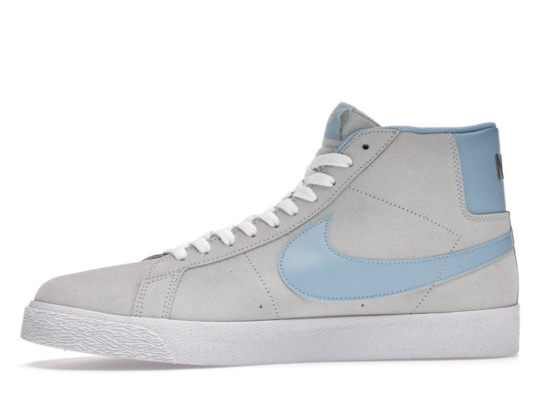 Nike SB Blazer Mid Soft Grey Baby Blue
