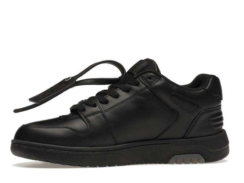 OFF-WHITE OOO Low Tops "For Walking" Black White