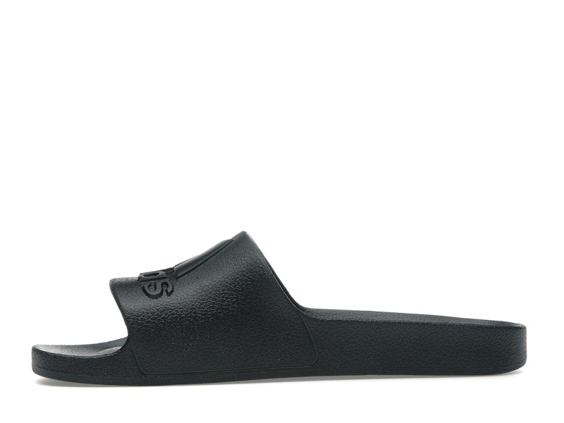 adidas Adilette Aqua Slides Core Black Logo