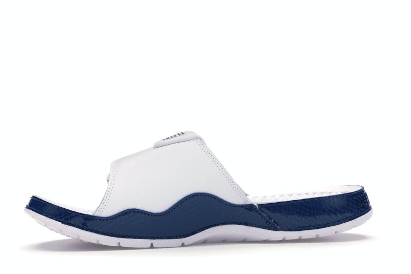 Jordan Hydro 11 Slide White Navy
