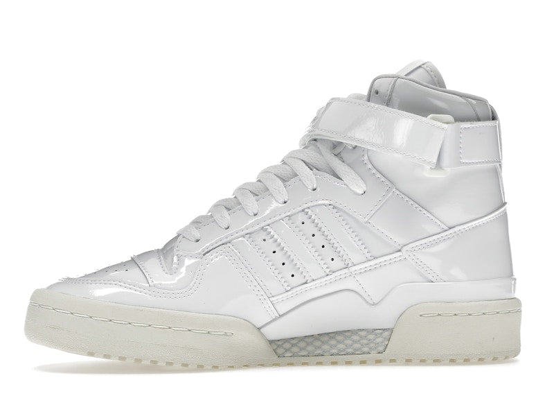 adidas Forum Mid Triple White Patent Leather (Women's)