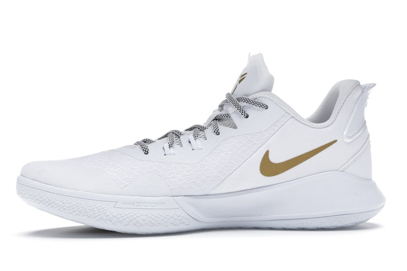 Nike Mamba Fury White Metallic Gold