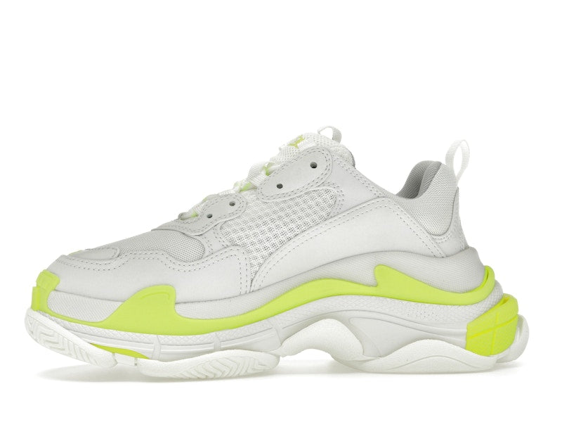Balenciaga Triple S White Fluo Yellow (Women's)