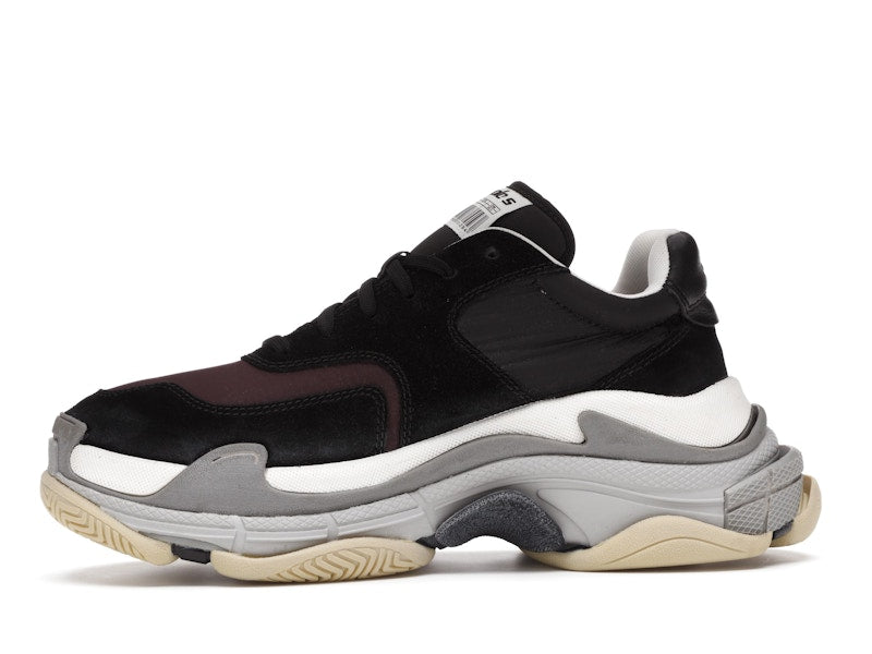 Balenciaga Triple S Black Burgundy