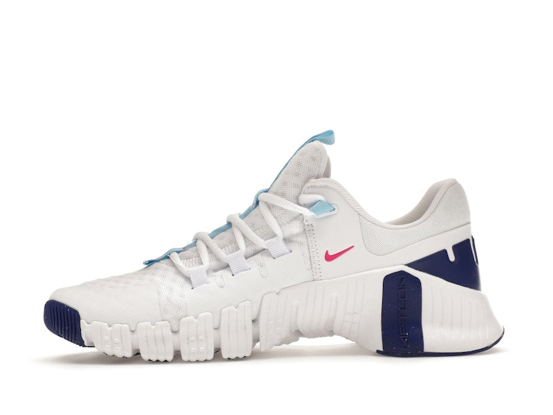 Nike Free Metcon 5 White Aquarius Blue