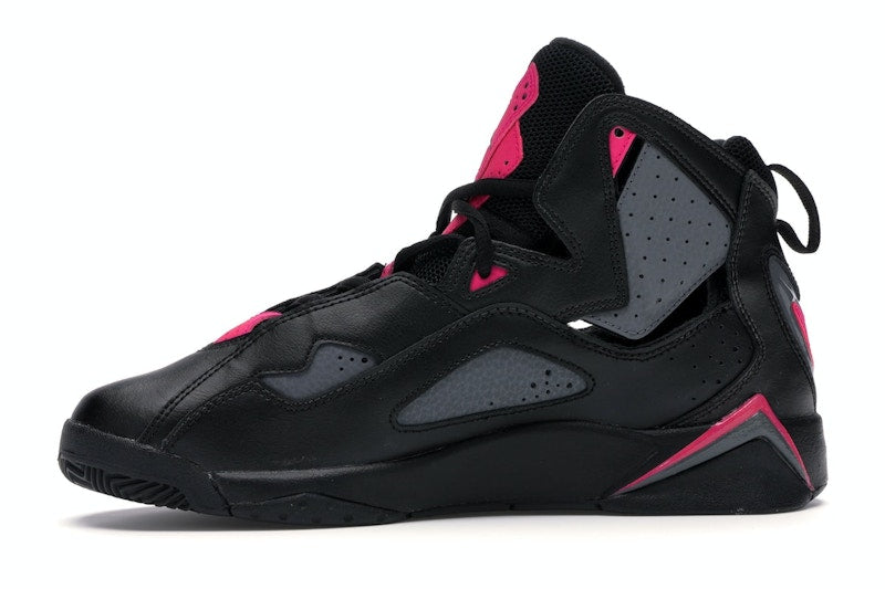 Jordan True Flight Black Dark Grey Deadly Pink (GS)