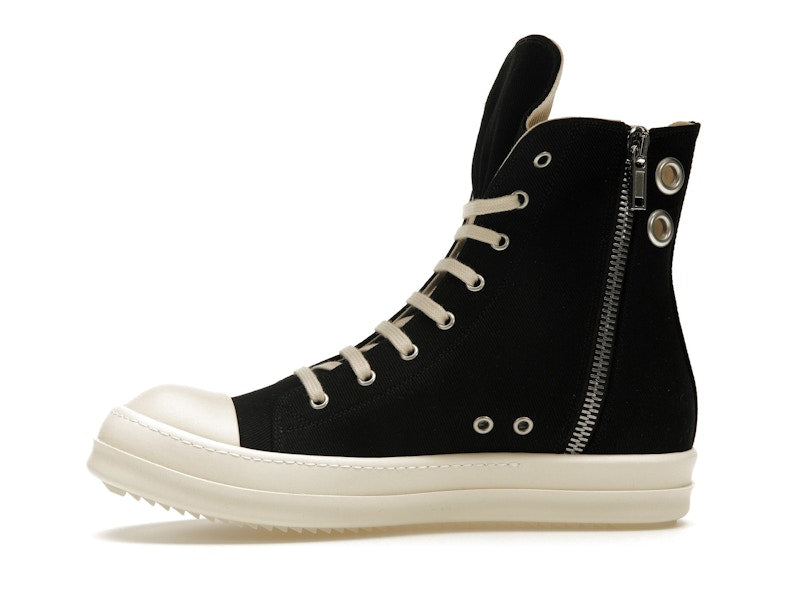 Rick Owens DRKSHDW High Top Black Milk