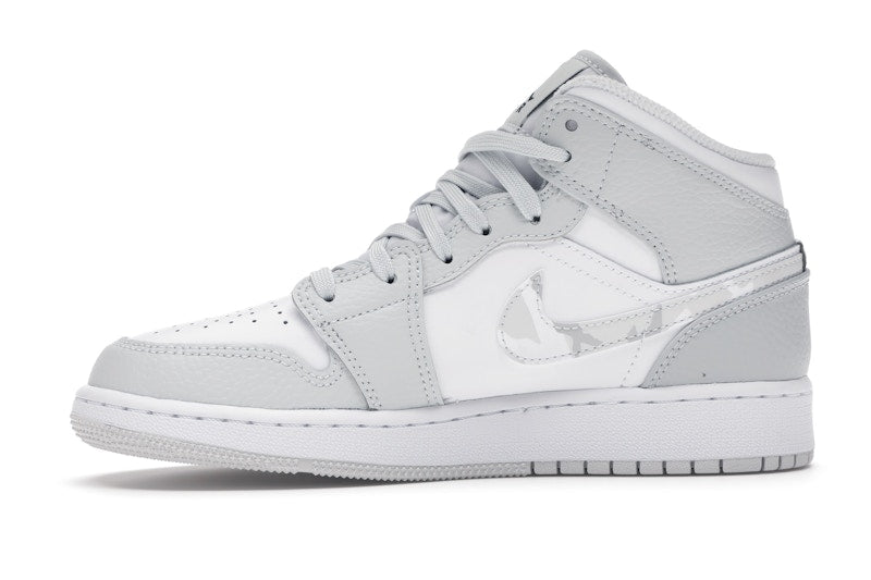Jordan 1 Mid Grey Camo (GS)