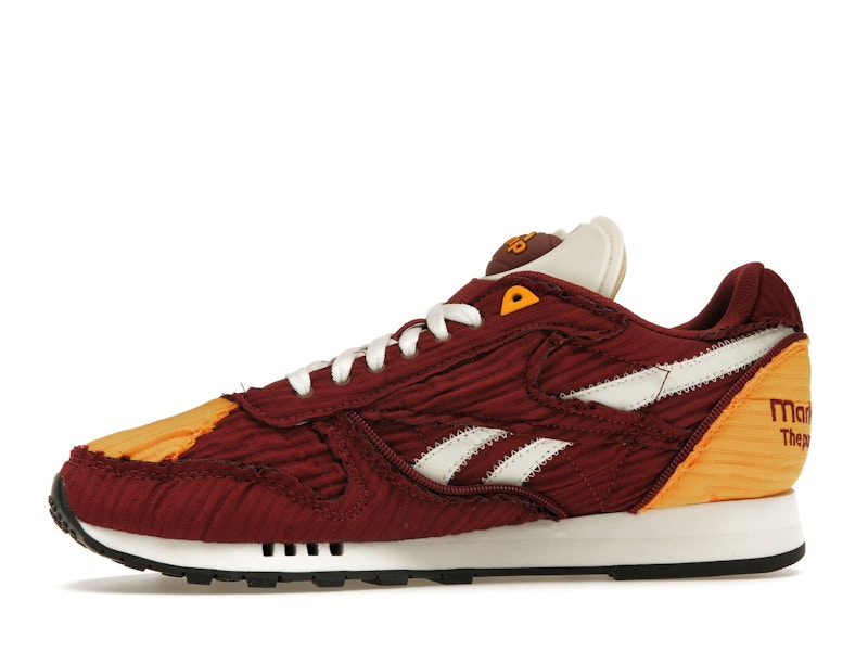 Reebok Classic Leather Pump Market Classic Burgundy