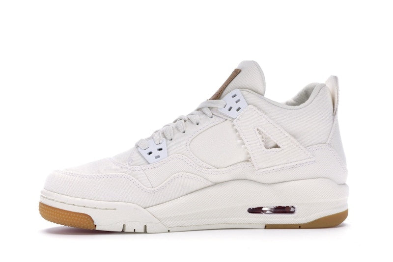 Jordan 4 Retro Levi's White (GS) (Blank Tag)