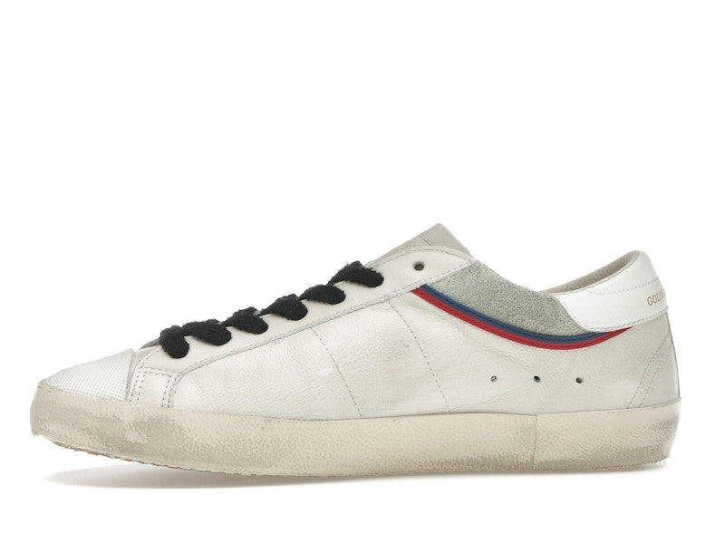 Golden Goose Super Star White Grey Red Blue