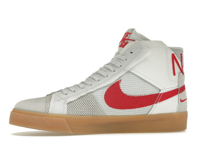 Nike SB Zoom Blazer Mid Premium Deconstructed White University Red Gum