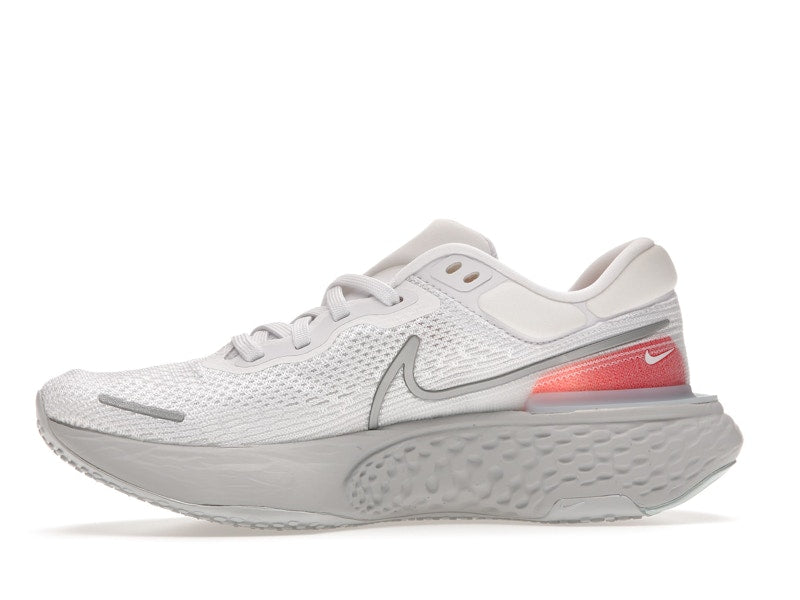 Nike ZoomX Invincible Run Flyknit White Pure Platinum Chile Red