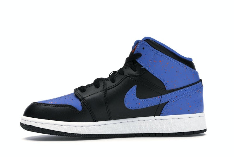 Jordan 1 Mid Royal Paint Splatter (GS)