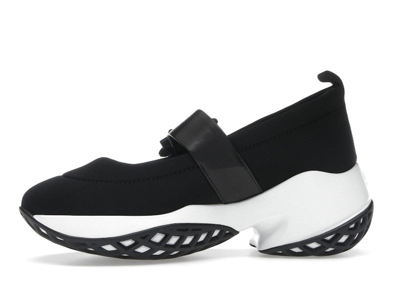 Roger Vivier Viv' Run Babies Black White Crystal Buckle (Women's)