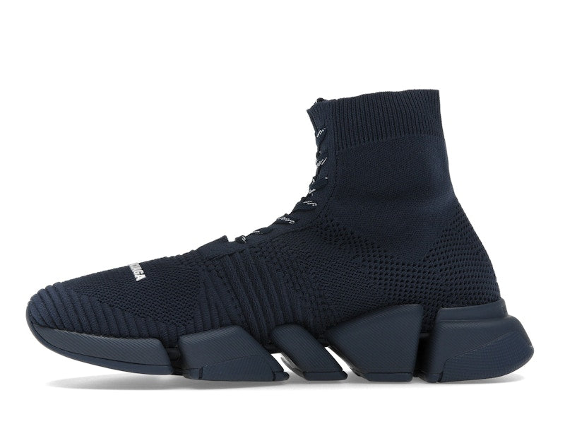 Balenciaga Speed 2.0 Lace Up Recycled Dark Blue