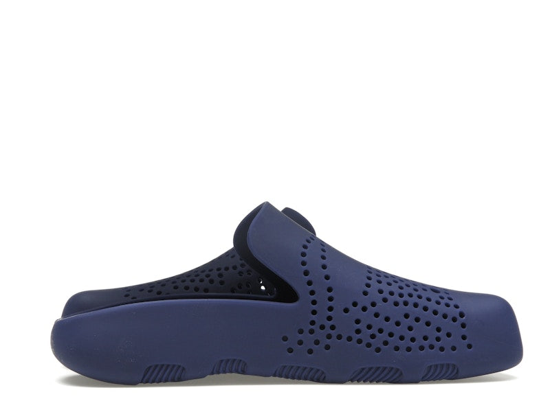 Burberry Stingray Perforated Slides Blue