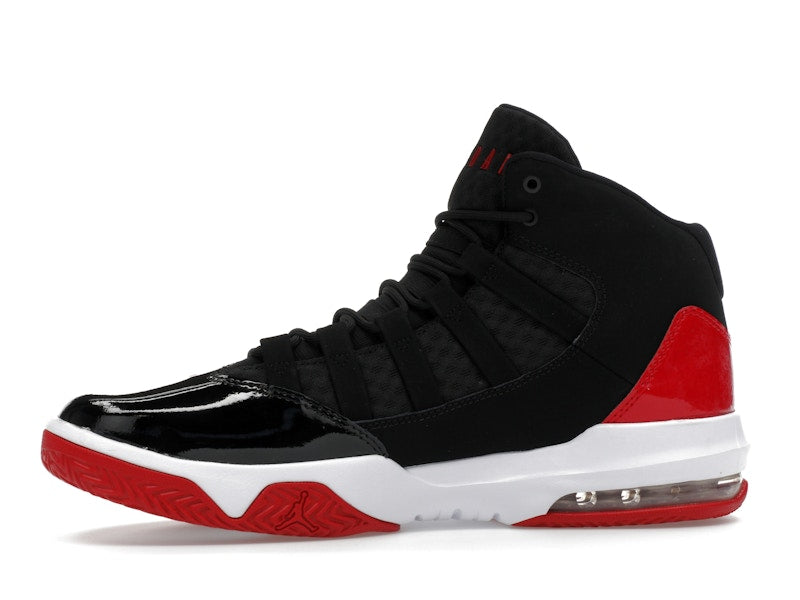 Jordan Max Aura Black Red Patent