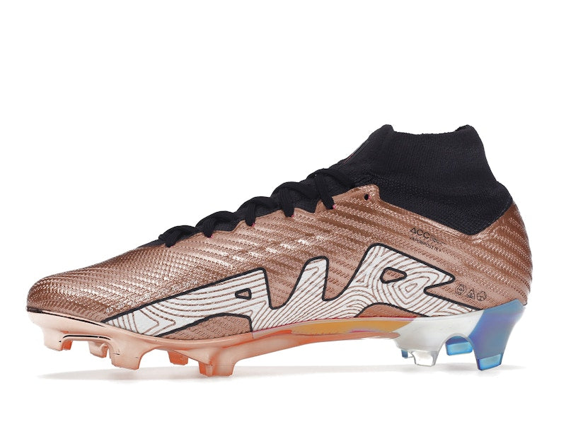 Nike Zoom Mercurial Superfly 9 Elite KM FG Metallic Copper