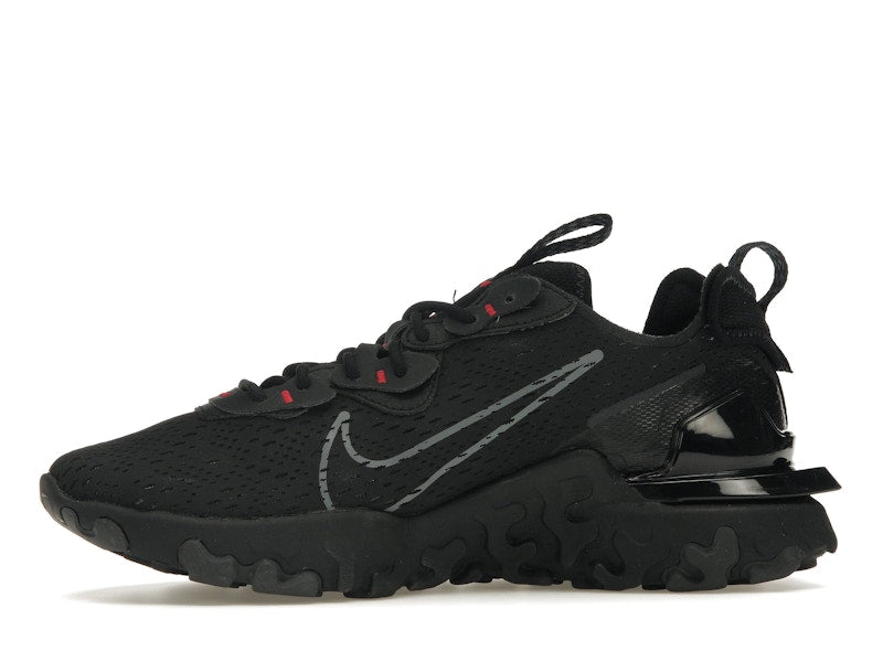 Nike React Vision Black Grey Swoosh