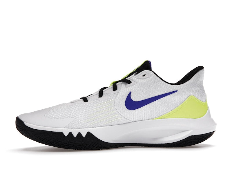 Nike Precision 5 White Barely Volt