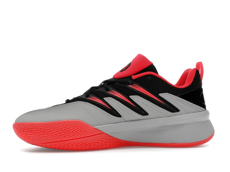 adidas Dame Certified 3 Core Black Lucid Red Grey Two