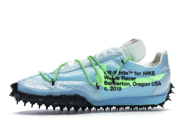 Nike Waffle Racer Off-White Vivid Sky (Women's)